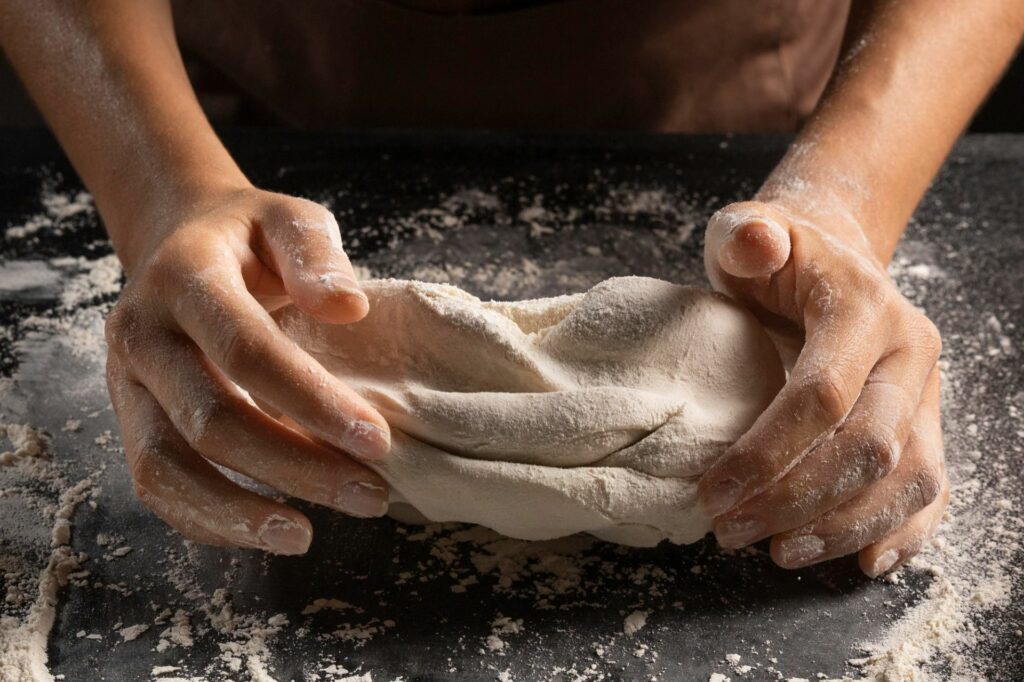 Pane lievitazione naturale - Impastare