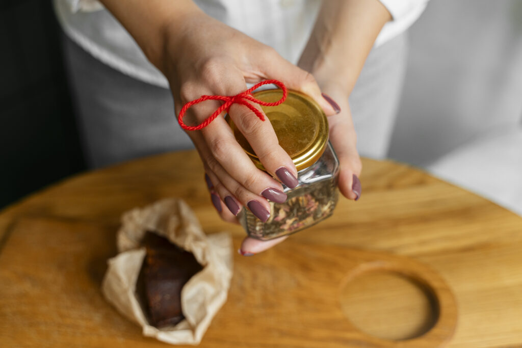 Preparato per biscotti in barattolo