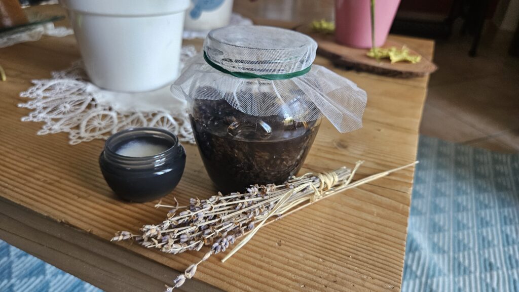 Balsamo labbra alla lavanda fatto in casa